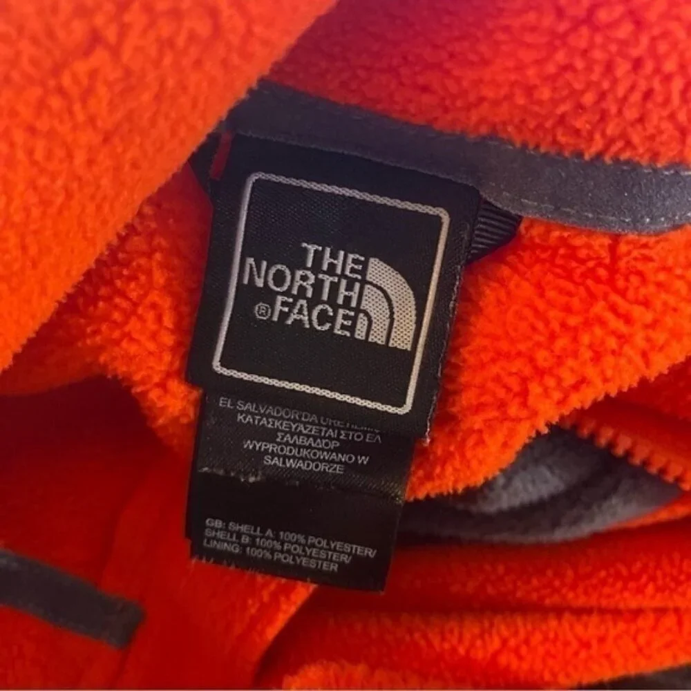 The North Face Men’s Khumbu 2 Fleece Jacket Orange Gray S
